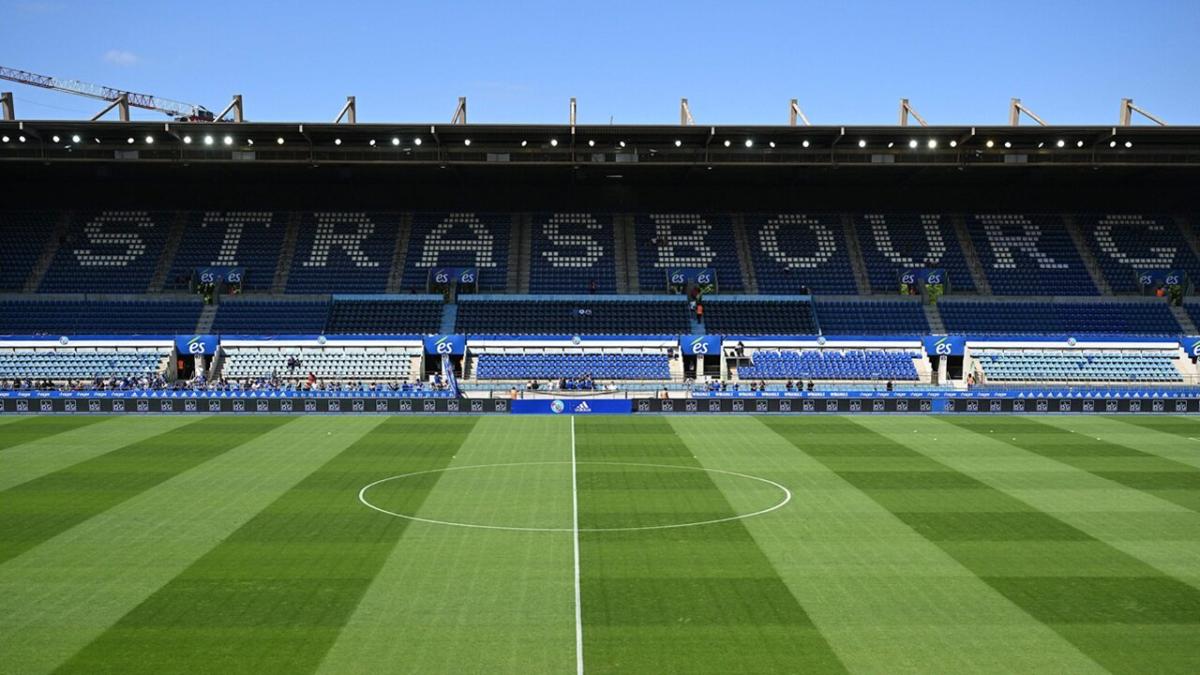 Strasbourg stadium view ahead of Ligue 1 game against Lyon